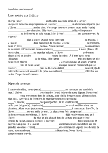 Imparfait ou passé composé