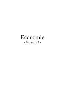 Economie - Semestre 2 - La sphère publique : définition, histoire et