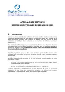 bourses doctorales regionales 2013