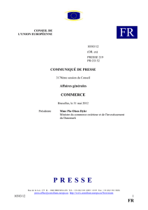 31.V.2012 CONSEIL DE L`UNION EUROPÉENNE FR 10383/12 (OR