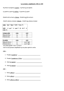 Les pronoms compléments COD et COI ( DOC