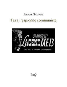 Taya l`espionne communiste - La Bibliothèque électronique du