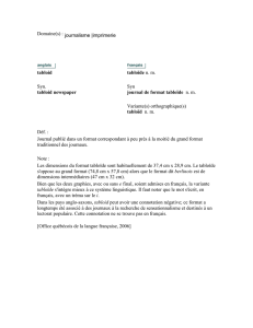 Domaine(s) - Office québécois de la langue française