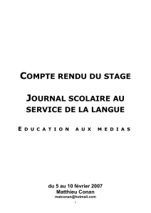 Compte rendu