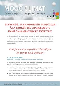 L`adaptation au changement climatique - Fun-Mooc