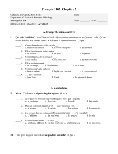 Quiz # 5 ch. 3 Deux Mondes