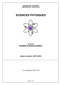 Exercice n° 1 - PhysiqueWeb2