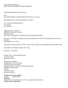 DIALYSE PERITONEALE: