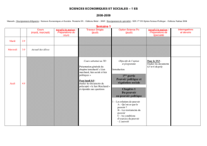 sciences economiques et sociales – 1 es