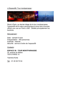 c) Espace56, Tour montparnasse
