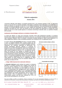 ٌٌٌRedressement progressif de la FBCF durant 2010…