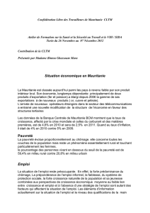 Situation économique en Mauritanie