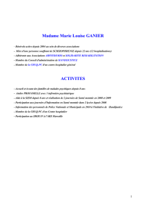 Extraits du « Plan Psychiatrie et Santé Mentale 2001-2015