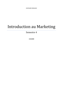 Introduction au Marketing - E