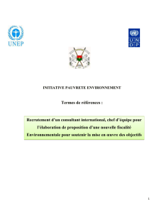 TDR - UNDP | Procurement Notices