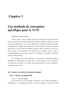 II.4. Conclusion sur la méthode de conception