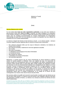 modèle de lettre pour les gouvernements qui ne sont pas membres