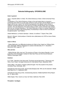 Selected bibliography: September 2005 – OP