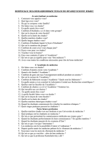 Je suis étudiant en médecine