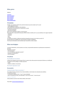 Bilan respiratoire - Formation ambulancier