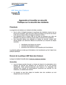 Politique de securite 2015 - UMF Baie-des