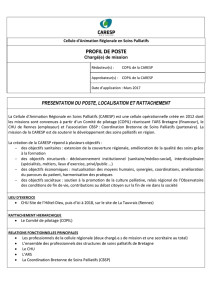 profil de poste - Coordination Bretonne des soins palliatifs