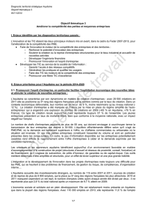 Objectif thématique 3 - L`Europe s`engage en Aquitaine