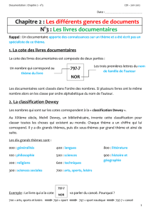 Documentation : Chapitre 2 - n°3 CDI – 2011