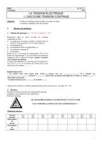 On peut dire que les niveaux A et B sont au même potentiel.