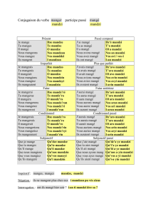 Conjugaison du verbe