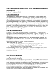 Les traumatismes