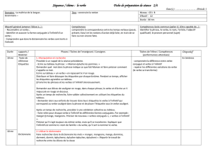 fiche de prep le verbe 2