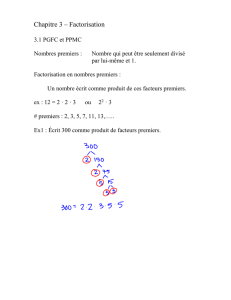 Ex1 Factoriser un polynôme - Mathematiques