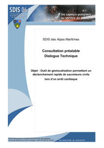 SDIS des Alpes Maritimes Consultation préalable Dialogue