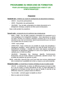 PS : voilà un des textes de présentation de l`an dernier, issu d`un