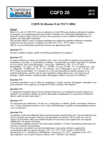 CQFD 26 (Dossier 8 de l`ECN 2006)