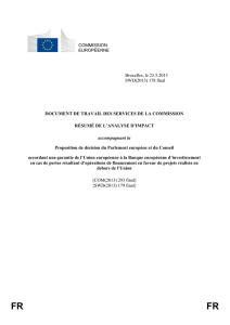 FR FR DOCUMENT DE TRAVAIL DES SERVICES DE LA