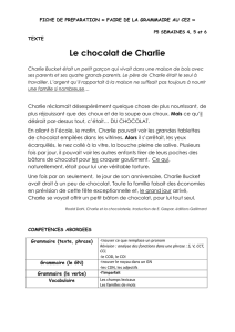 Le chocolat de Charlie