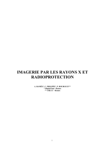 Imagerie par les rayons X et radioprotection