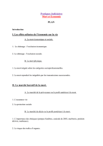 I. Les effets n&eacute;fastes de l`&eacute;conomie sur la vie