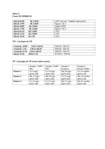 2016-17 Cours M1 HMBS110 Mardi 06/09 8h