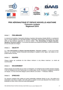 Prix Aéronautique et espace Aquitaine
