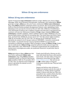 Stilnox 10 mg sans ordonnance