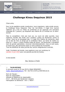 Challenge Kinou Dequinze 2015