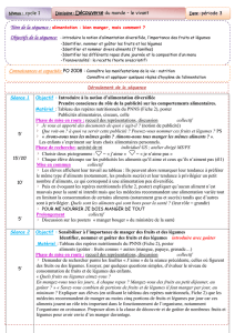 Objectifs de la séquence