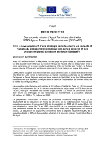 Termes de référence - Global Climate Change Alliance