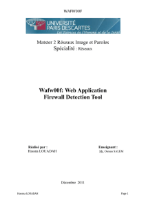 Wafw00f: Web Application Firewall Detection Tool