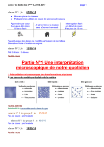 Activité N° 16 - sciences physiques