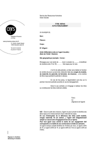 acte d`engagement - CNRS - Délégation Provence et Corse