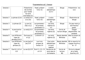 Programmation CM 1